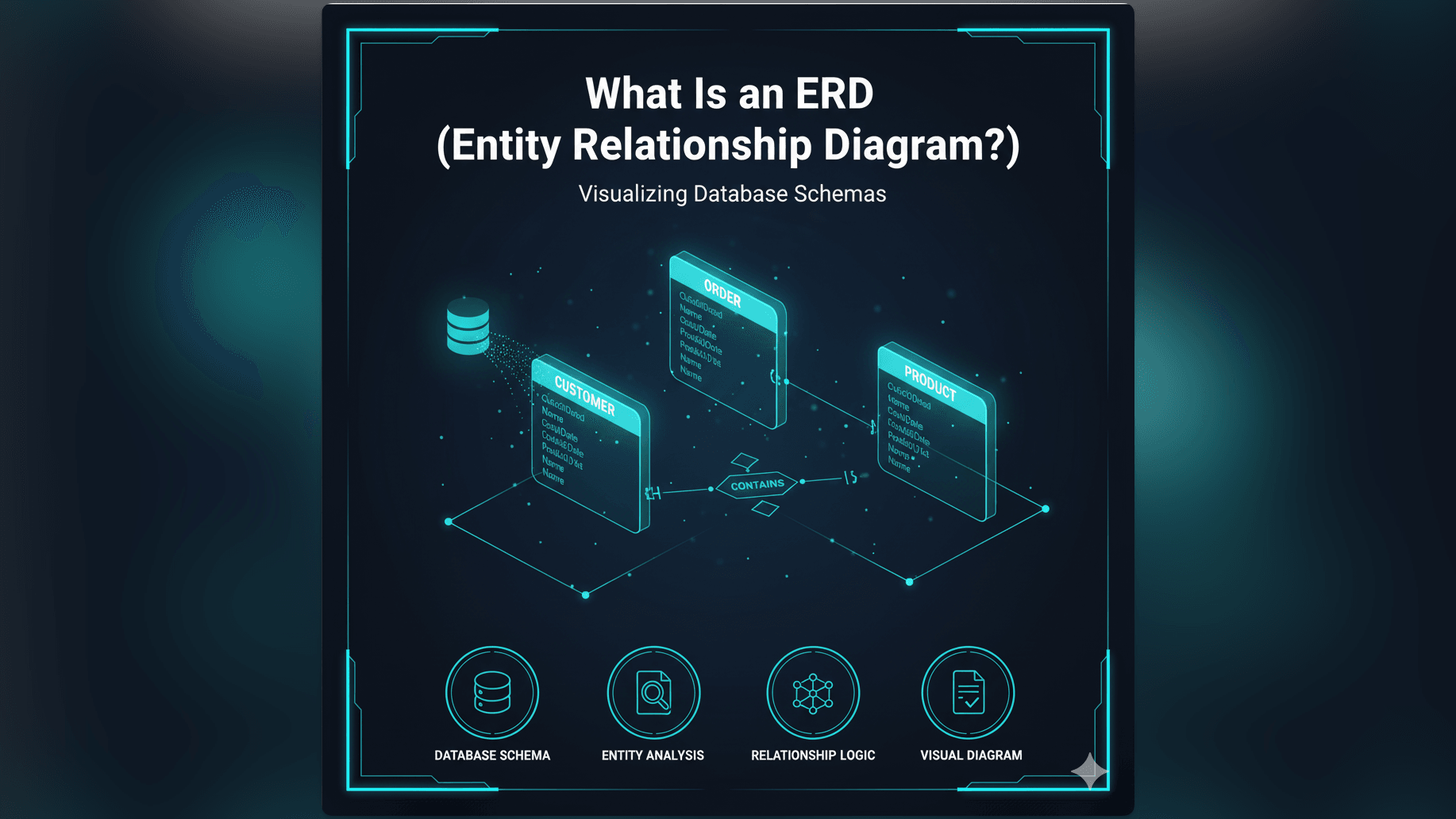 An Entity Relationship Diagram (ERD) is the visual blueprint of a database structure. Learn how ERDs use entities, attributes, and relationships to map out complex data models.