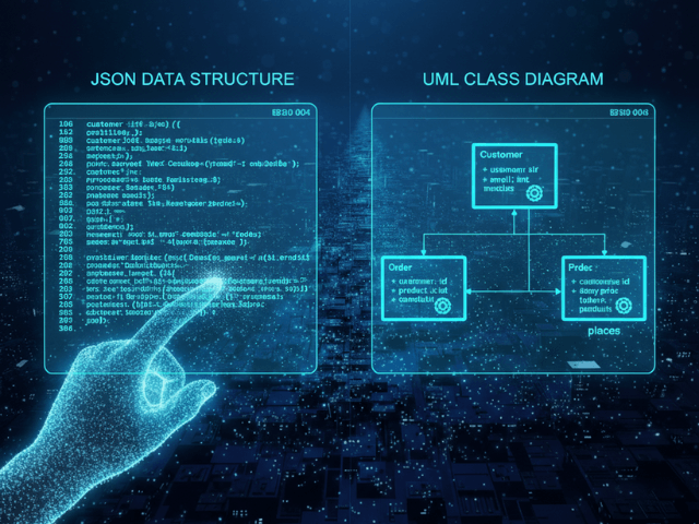 Visualizing JSON Data Structures as Class Diagrams