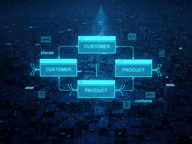 Crow's Foot Notation is a standard visual language used in Entity Relationship Diagrams (ERDs) to represent relationships between entities, specifically their cardinality and optionality.