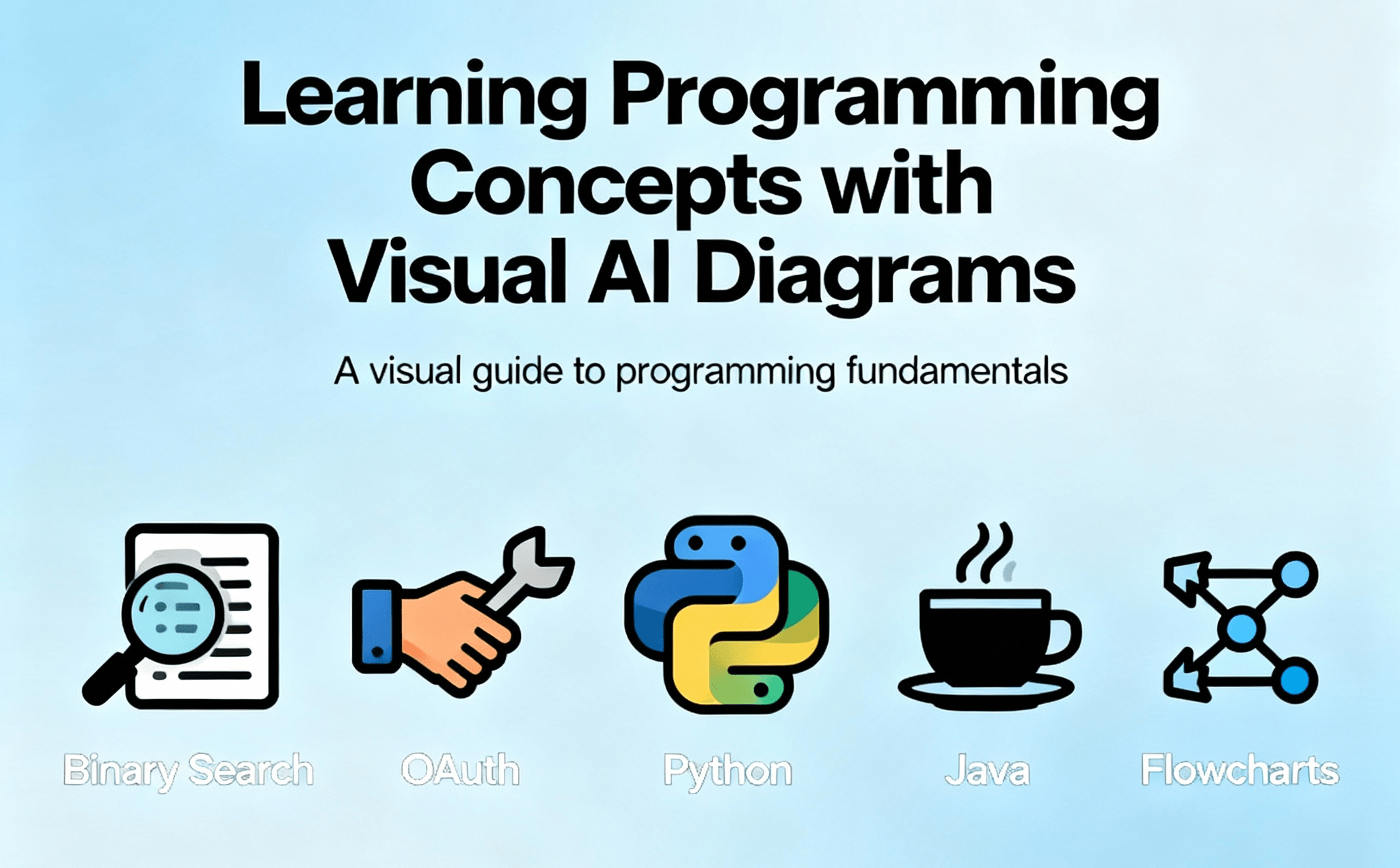 How to Learn Programming Faster with AI Diagram Generators: Visual Guide to Algorithms & System Design