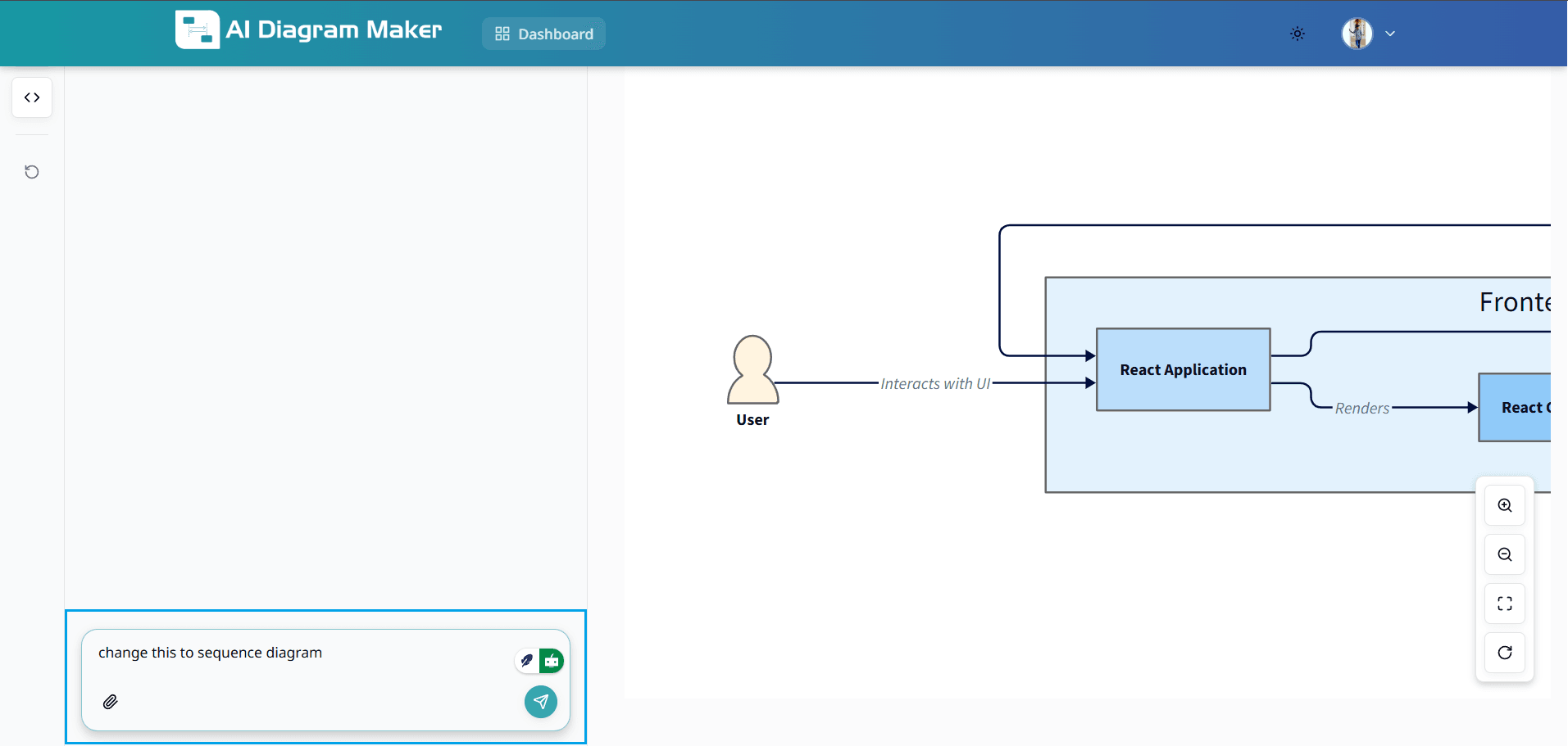 Follow-up message editing interface